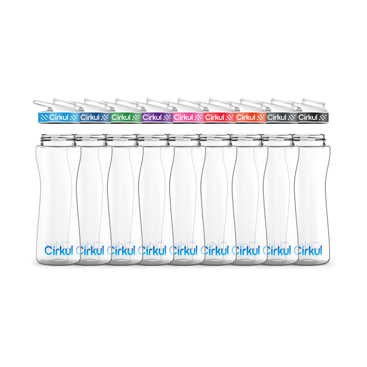 22oz. Plastic Bottle & Comfort Grip Lid U1